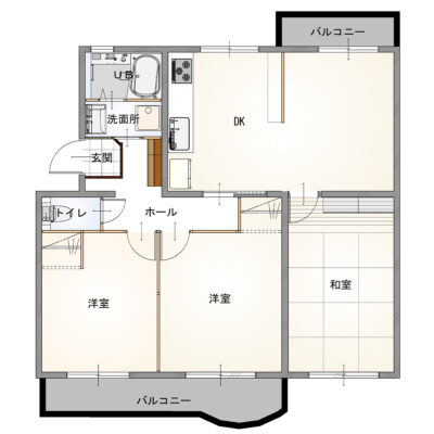 黒を基調としたブルックリンスタイル〜団地リノベーション〜